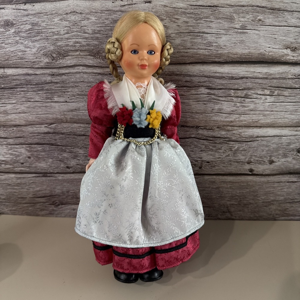 West Germany Vintage Ethnic Doll Lot 10" European Costume Sleep Eye Celluloid